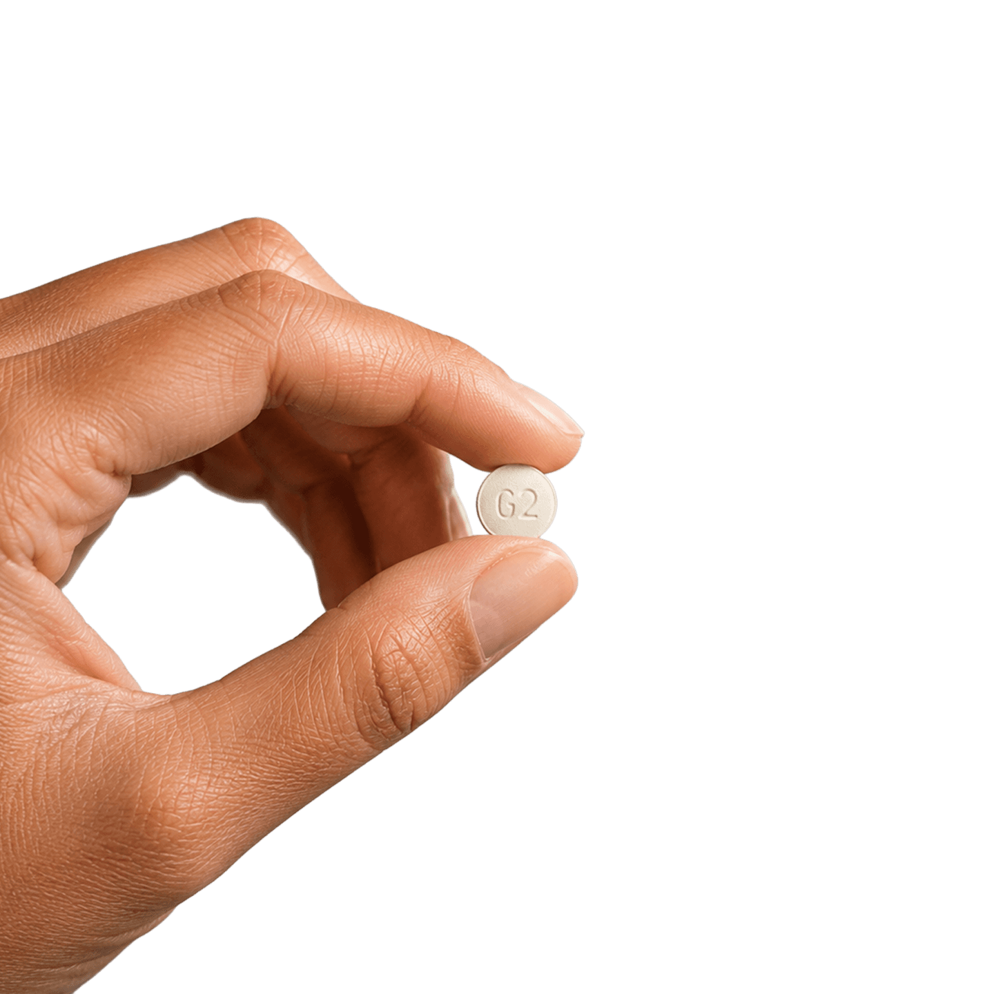 Foundayo 2.5 mg film-coated tablets - hand with pill image - Lyv
