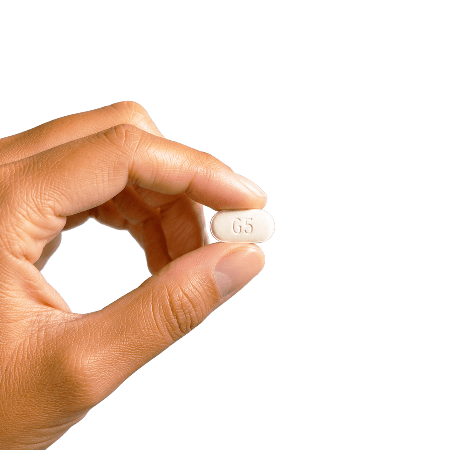 Foundayo 14.5 mg film-coated tablets - hand with pill image - Lyv
