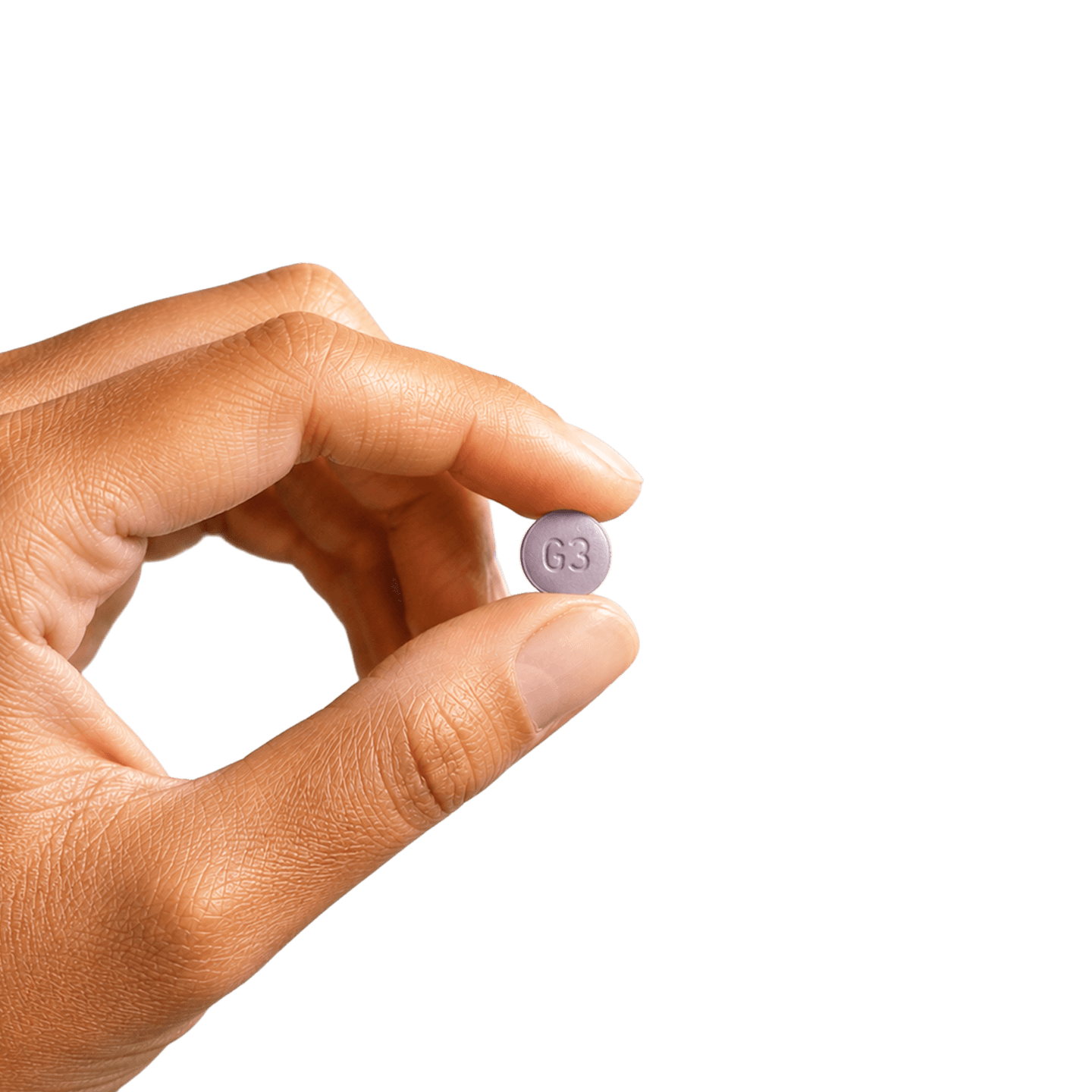 Foundayo 5.5 mg film-coated tablets- hand with pill image - Lyv