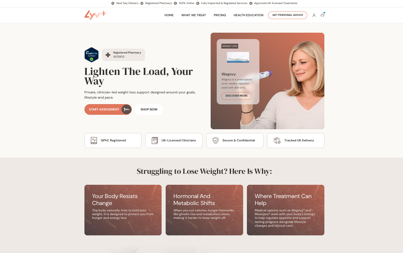 How Lyvpharmacy supports your weight management plan - lyv pharmacy
